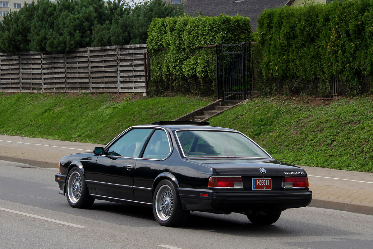 Литва, № H69011 — BMW 6 Series (E24) '76-89