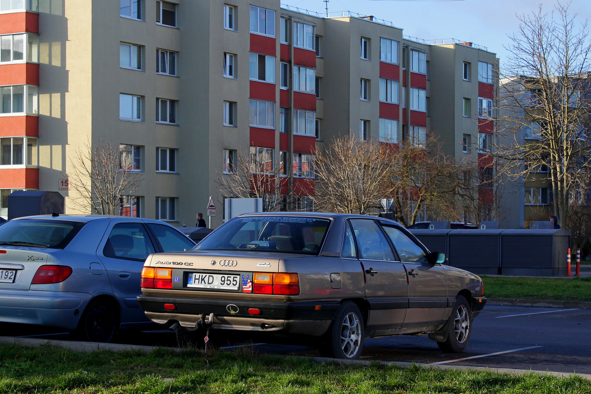 Литва, № HKD 955 — Audi 100 (C3) '82-91