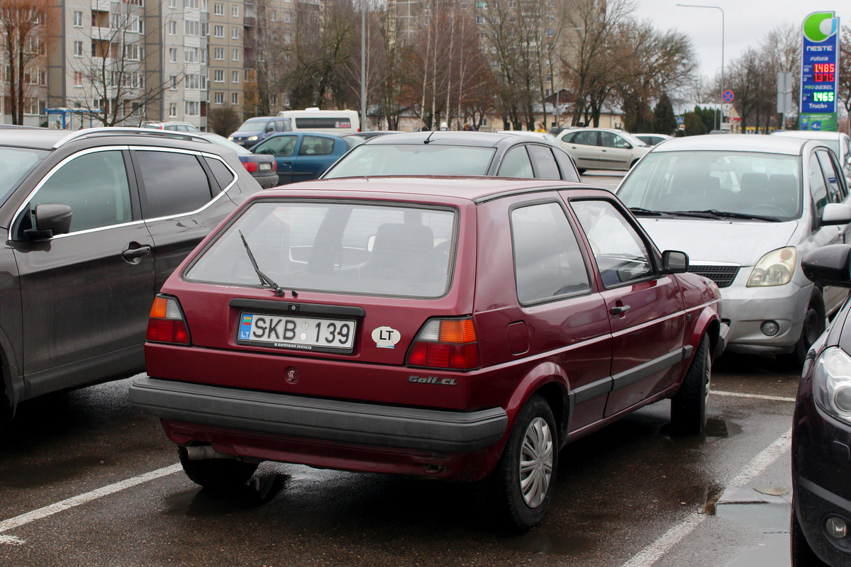 Литва, № SKB 139 — Volkswagen Golf (Typ 19) '83-92
