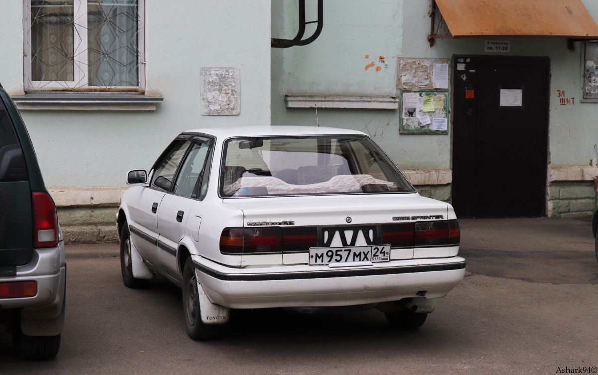 Красноярский край, № М 957 МХ 24 — Toyota Corolla/Sprinter (E90) '87-91