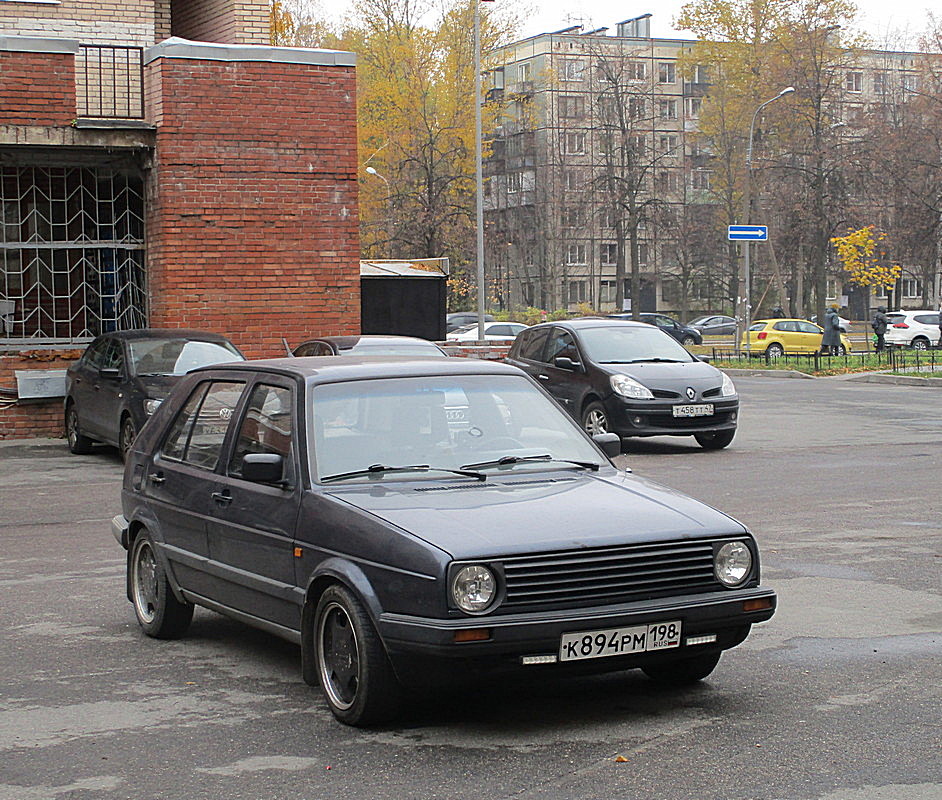 Санкт-Петербург, № К 894 РМ 198 — Volkswagen Golf (Typ 19) '83-92