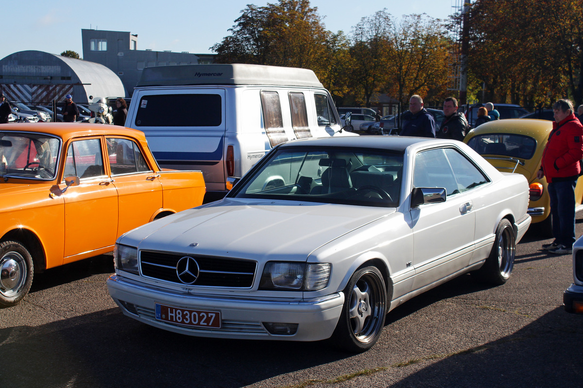Литва, № H83027 — Mercedes-Benz (C126) '81-85; Литва — Retro mugė 2021 ruduo