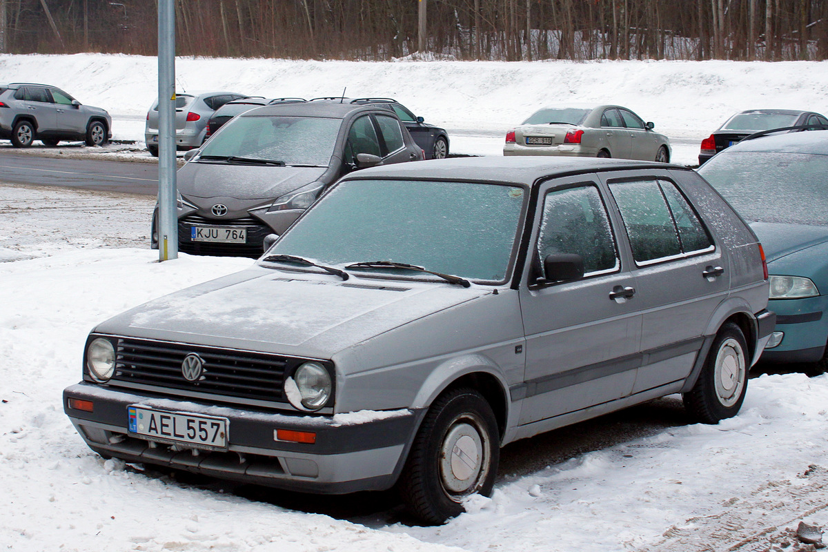 Литва, № AEL 557 — Volkswagen Golf (Typ 19) '83-92