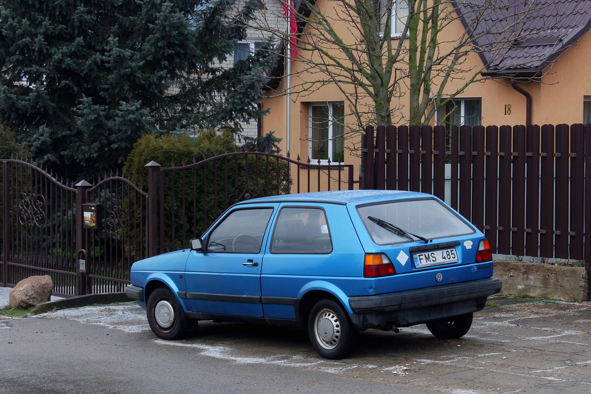 Литва, № FMS 485 — Volkswagen Golf (Typ 19) '83-92