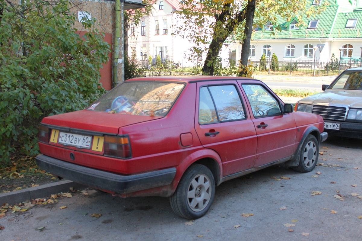 Псковская область, № С 312 ВУ 60 — Volkswagen Jetta Mk2 (Typ 16) '84-92