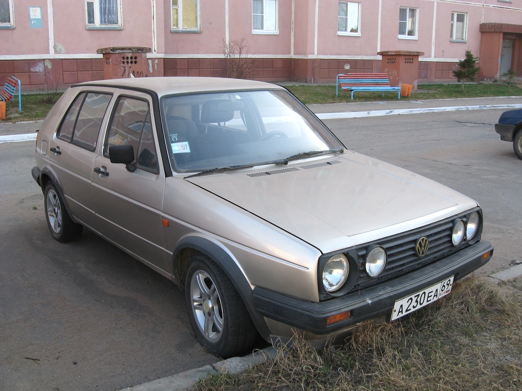 Тверская область, № А 230 ЕА 69 — Volkswagen Golf (Typ 19) '83-92