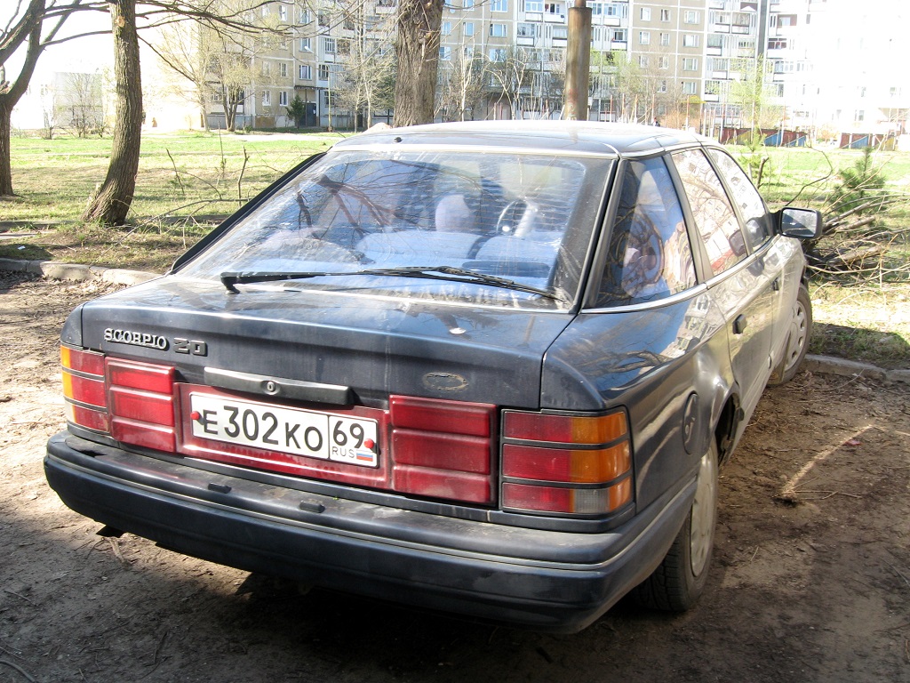 Тверская область, № Е 302 КО 69 — Ford Scorpio (1G) '85-94