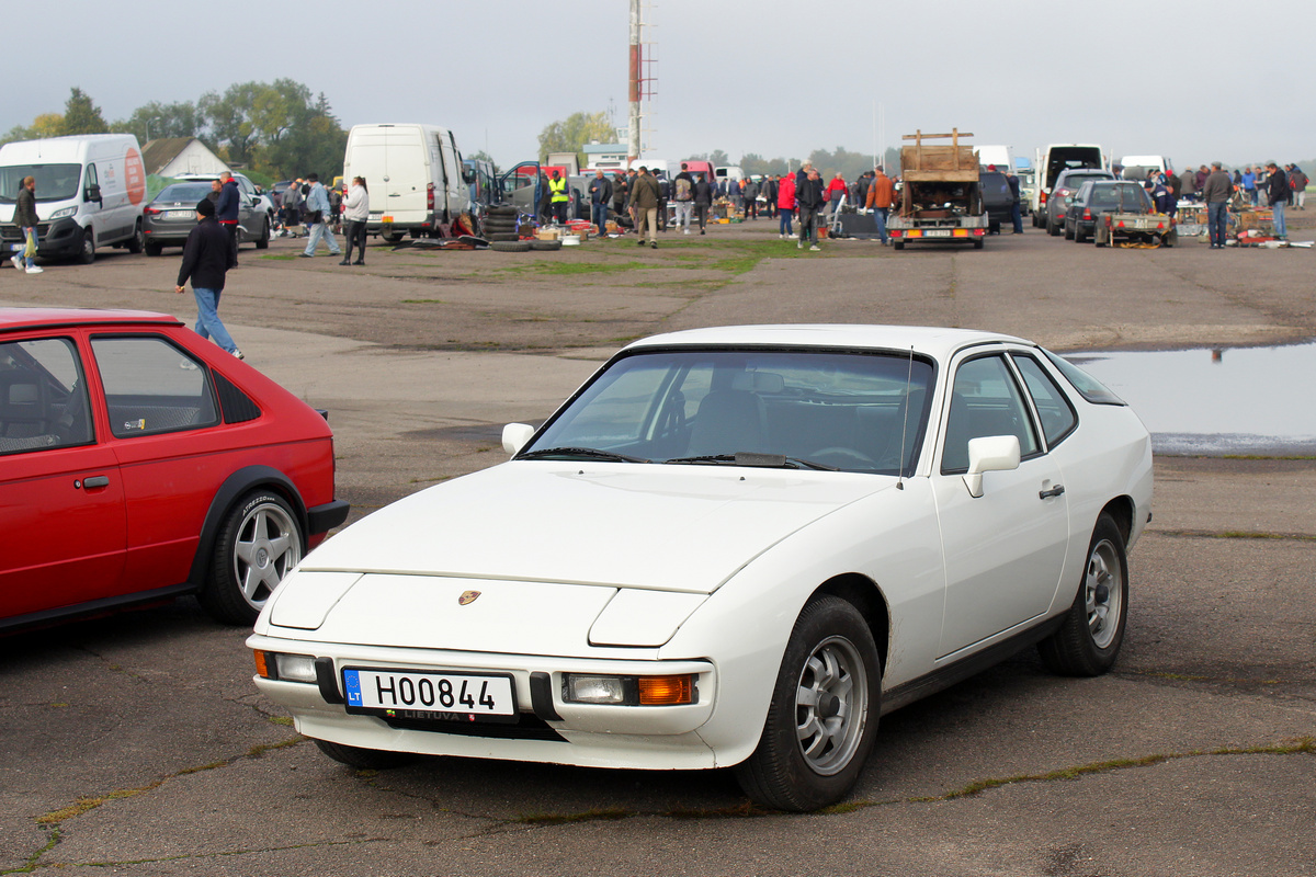 Литва, № H00844 — Porsche 924 '76-88; Литва — Retro mugė 2021 ruduo