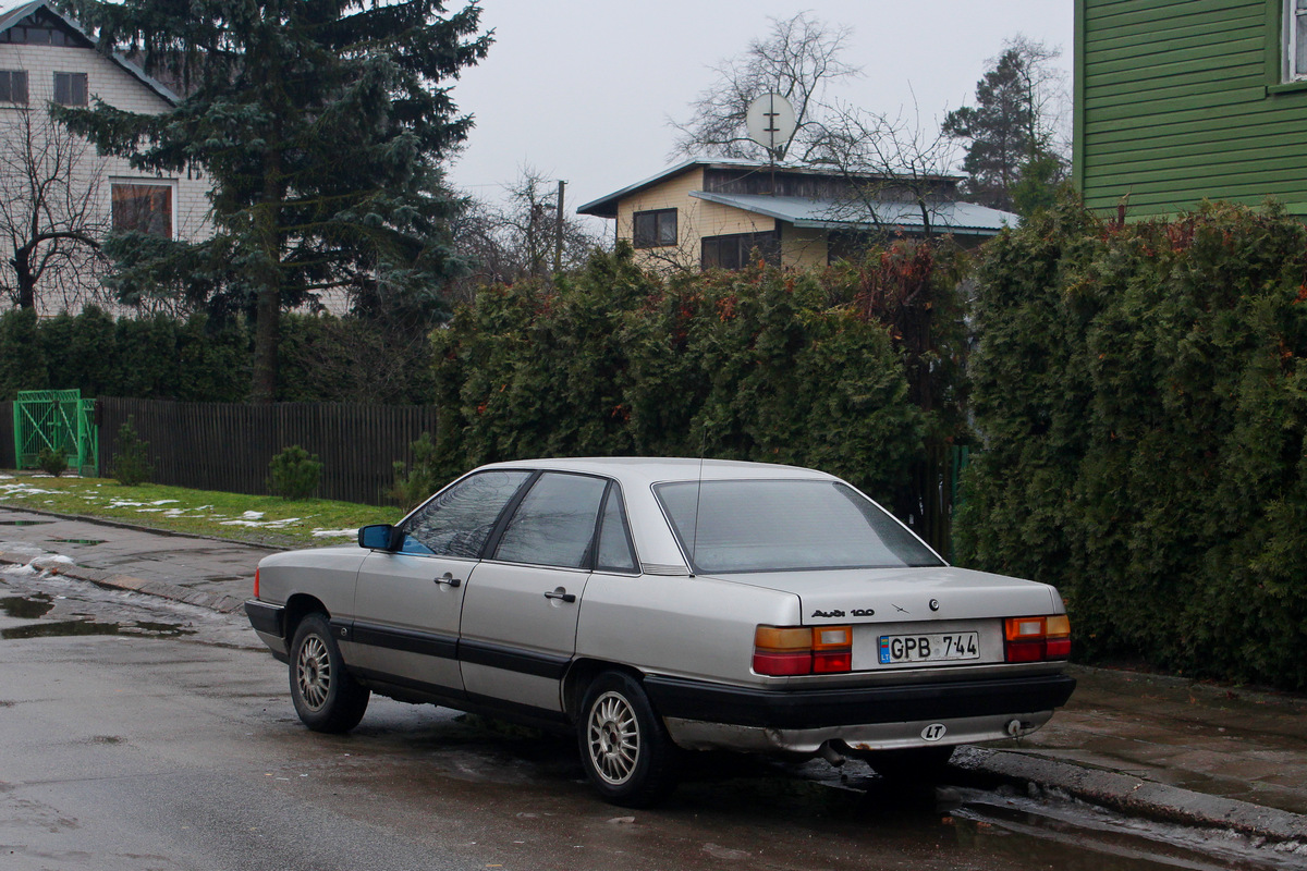 Литва, № GPB 744 — Audi 100 (C3) '82-91