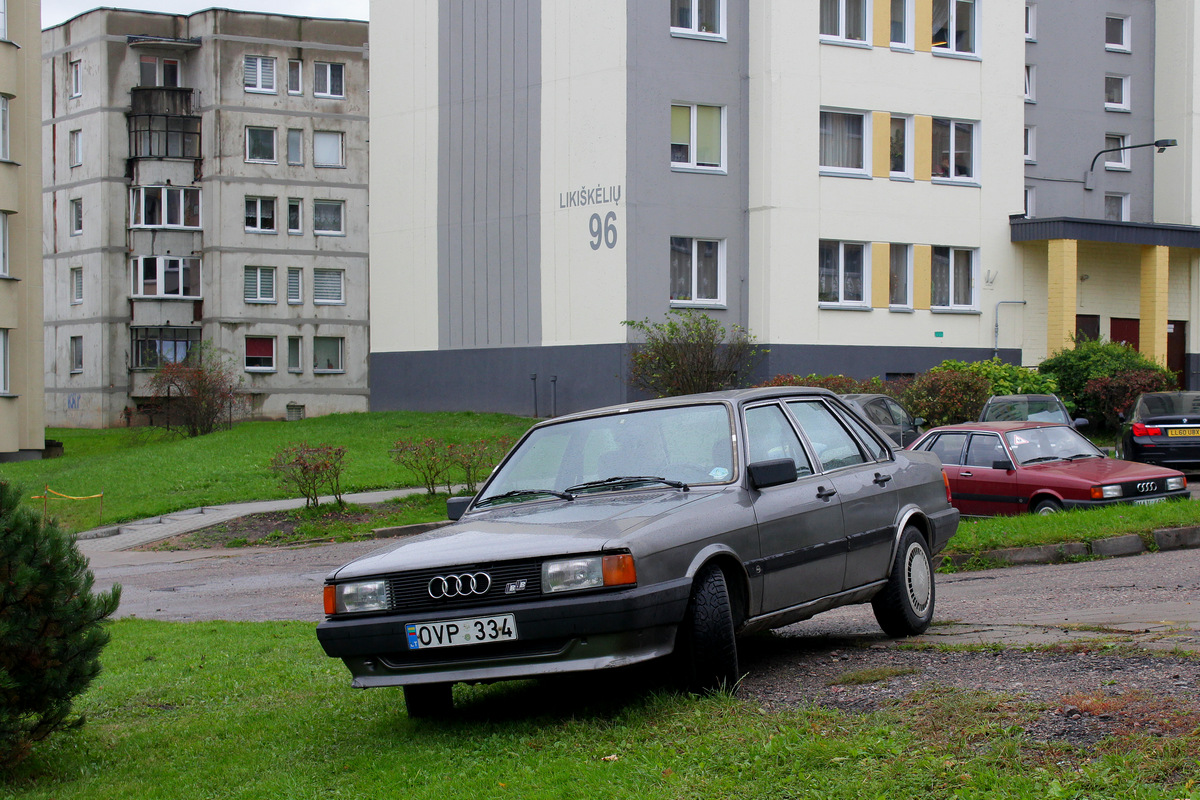 Литва, № OVP 334 — Audi 80 (B2) '78-86