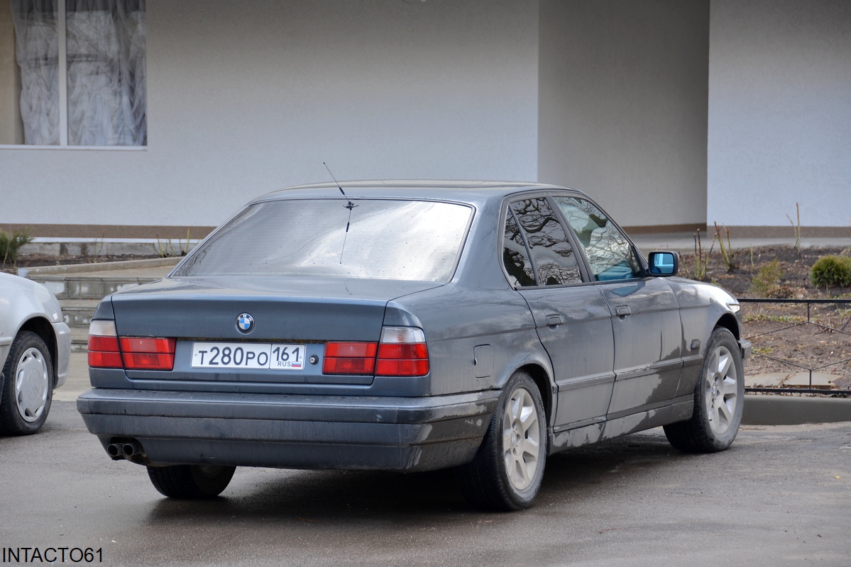 Ростовская область, № Т 280 РО 161 — BMW 5 Series (E34) '87-96