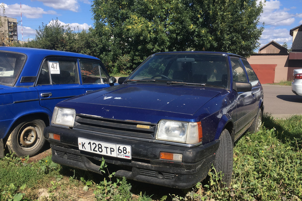 Тамбовская область, № К 128 ТР 68 — Mazda Familia (BF) '85-89