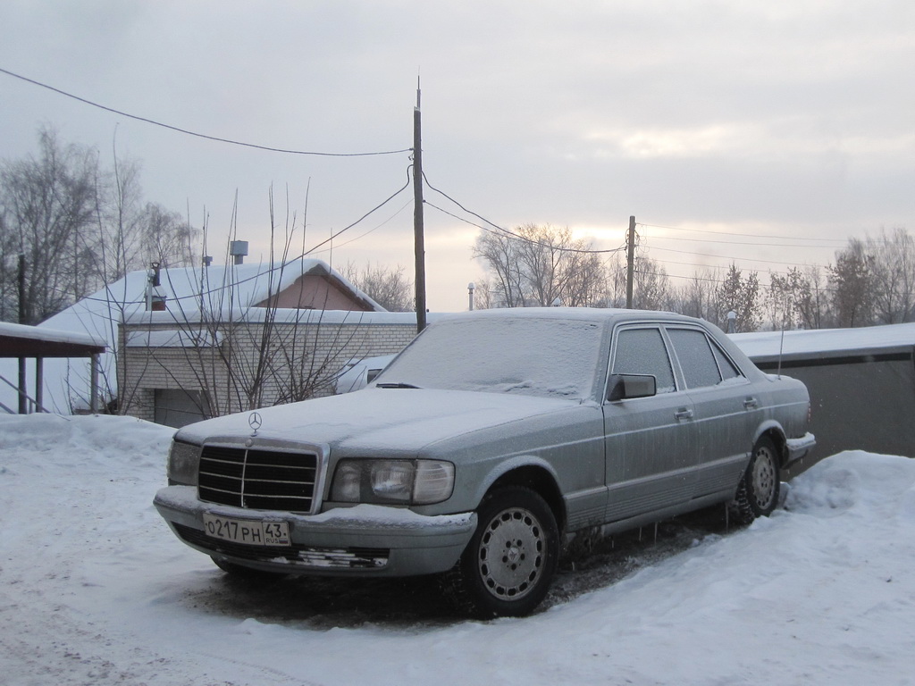 Кировская область, № О 217 РН 43 — Mercedes-Benz (W126) '79-91