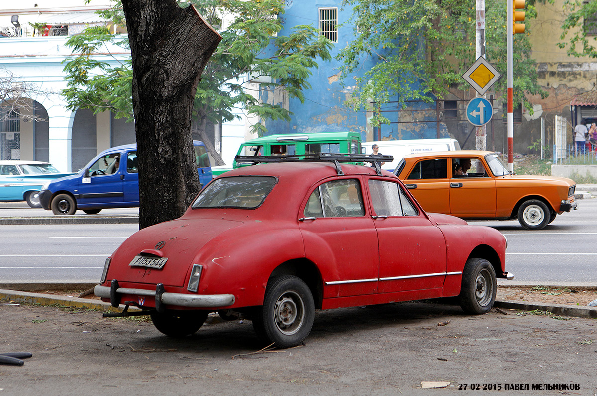 Куба, № P 053 544 — MG Magnette Z-Series '53-58