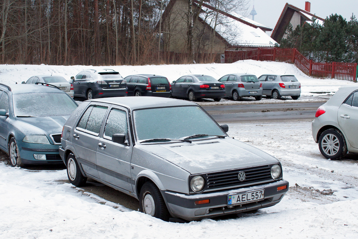 Литва, № AEL 557 — Volkswagen Golf (Typ 19) '83-92