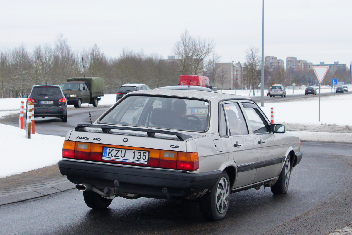 Литва, № KZU 135 — Audi 80 (B2) '78-86