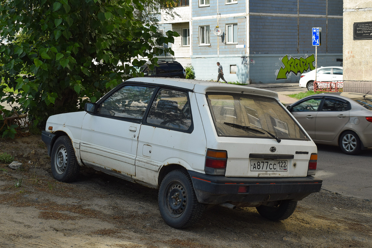 Алтайский край, № А 877 СС 122 — Subaru Justy (1G) '84-88