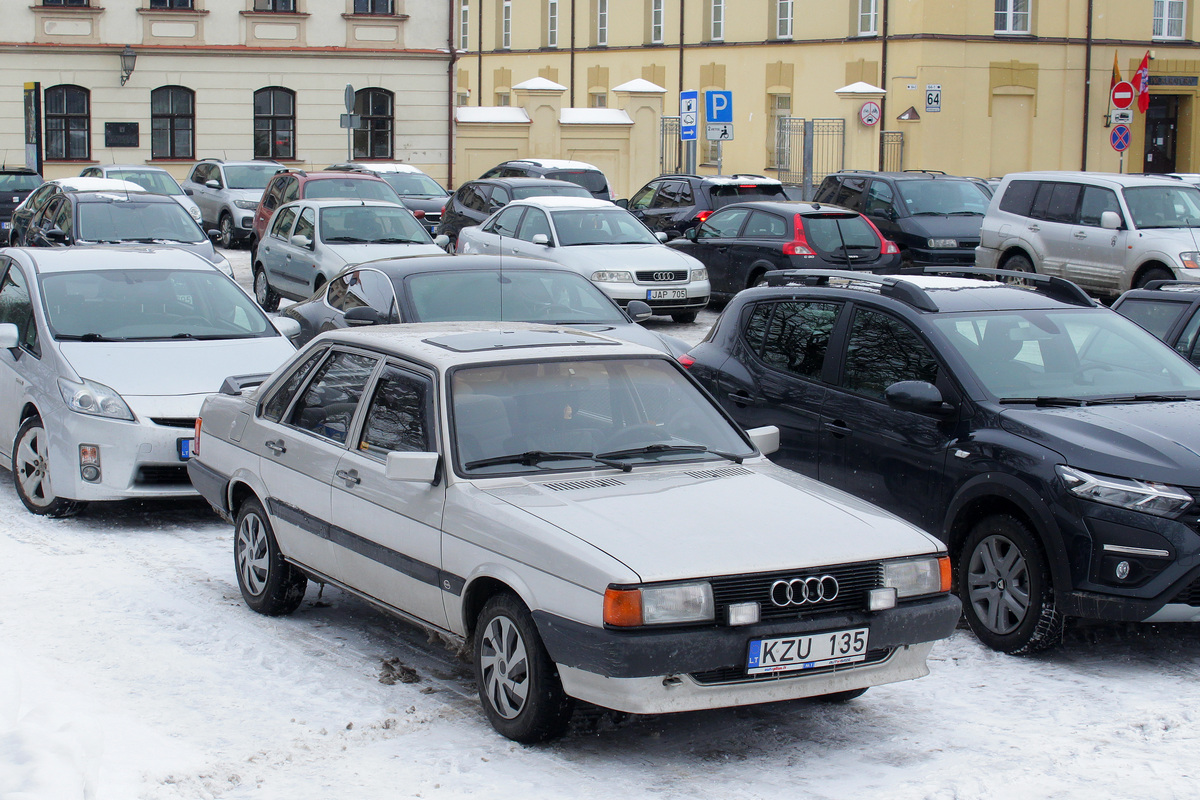 Литва, № KZU 135 — Audi 80 (B2) '78-86