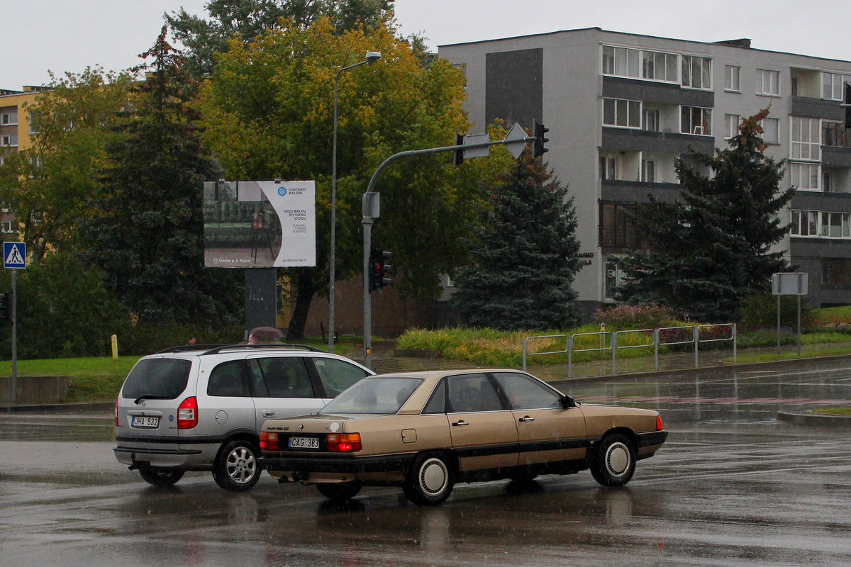Литва, № CAG 383 — Audi 100 (C3) '82-91