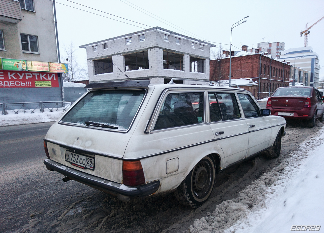 Архангельская область, № А 753 СО 29 — Mercedes-Benz (S123) '78-86