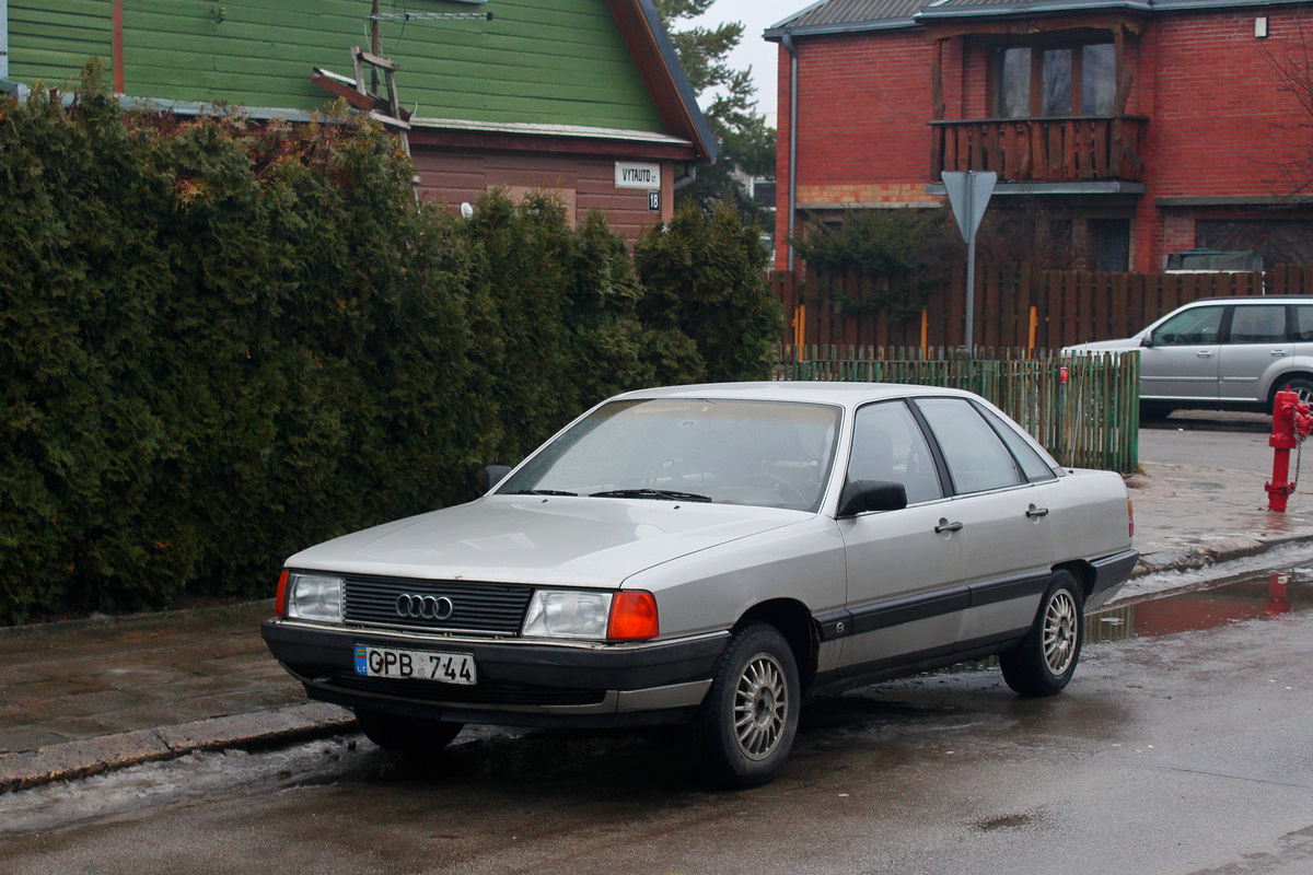 Литва, № GPB 744 — Audi 100 (C3) '82-91