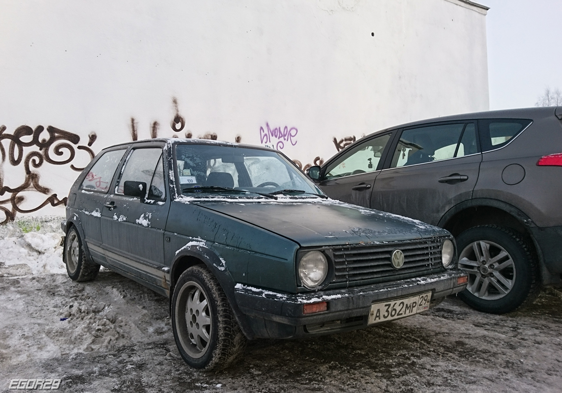 Архангельская область, № А 362 МР 29 — Volkswagen Golf (Typ 19) '83-92
