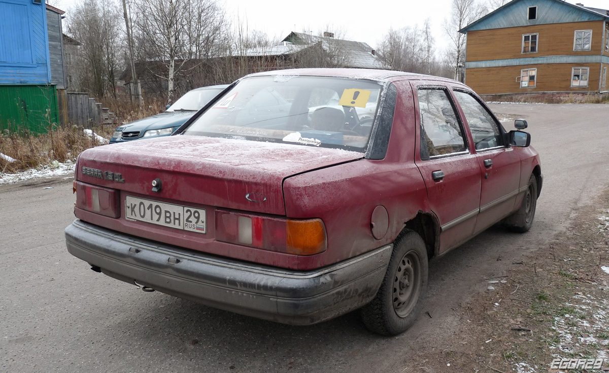 Архангельская область, № К 019 ВН 29 — Ford Sierra MkII '87-93