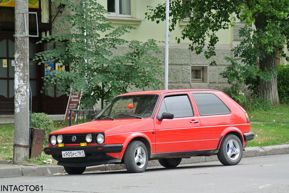 Ростовская область, № А 905 РС 161 — Volkswagen Golf (Typ 19) '83-92