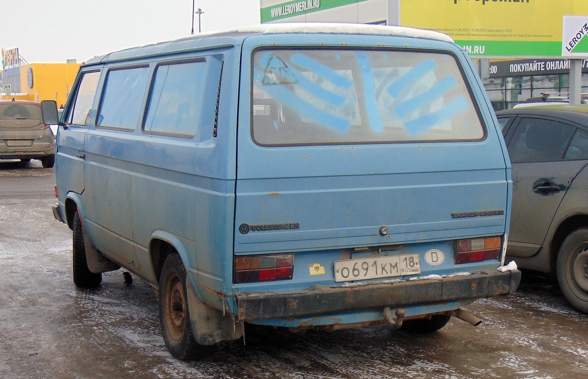 Удмуртия, № О 691 КМ 18 — Volkswagen Typ 2 (Т3) '79-92