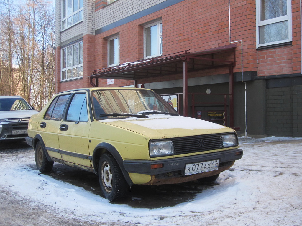 Кировская область, № К 077 АХ 43 — Volkswagen Jetta Mk2 (Typ 16) '84-92