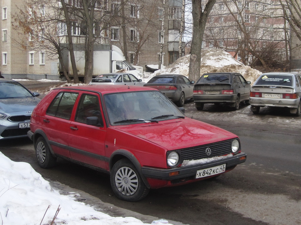 Кировская область, № Х 842 КС 43 — Volkswagen Golf (Typ 19) '83-92