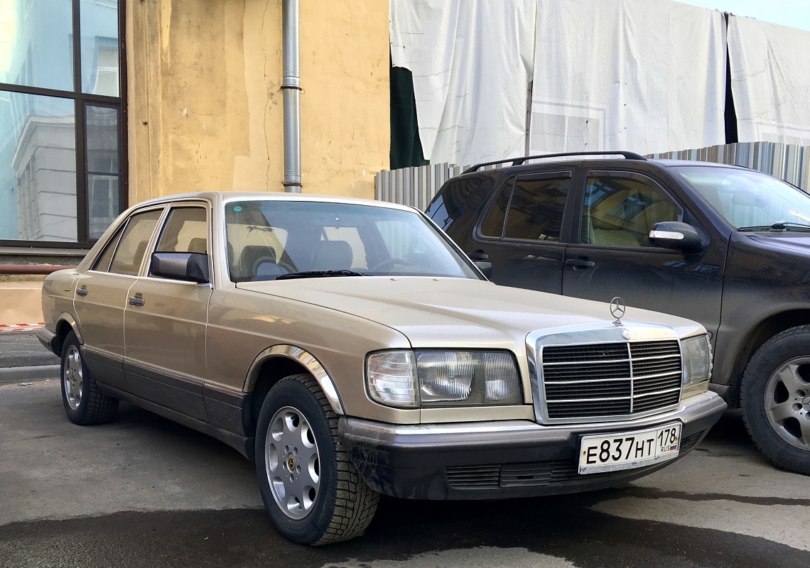 Санкт-Петербург, № Е 837 НТ 178 — Mercedes-Benz (W126) '79-91