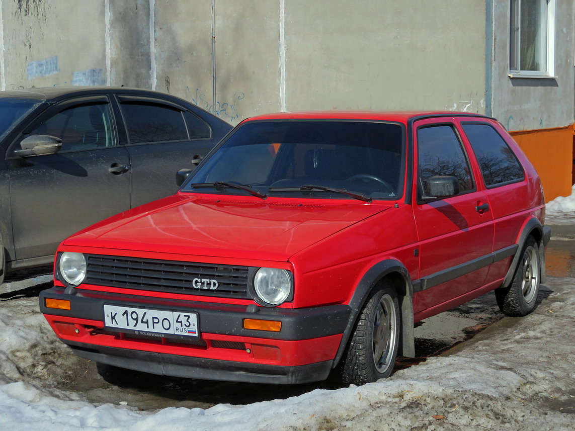 Кировская область, № К 194 РО 43 — Volkswagen Golf (Typ 19) '83-92