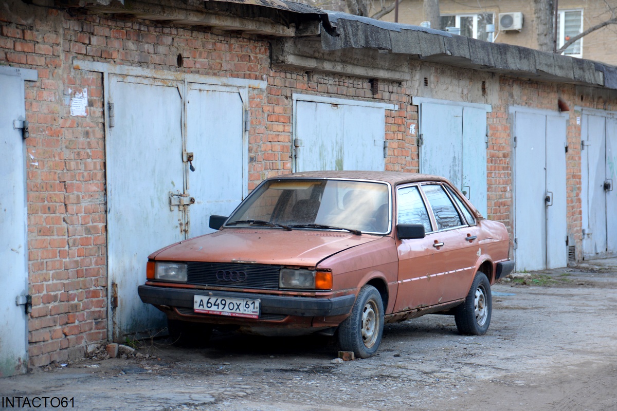 Ростовская область, № А 649 ОХ 61 — Audi 80 (B2) '78-86