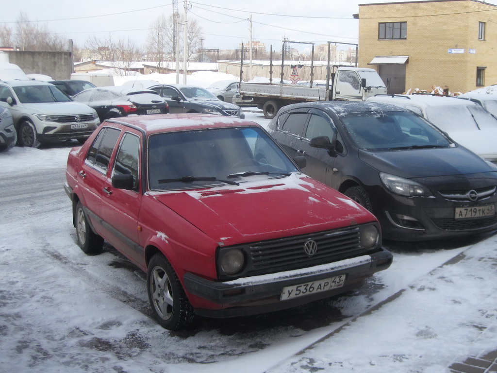 Кировская область, № У 536 АР 43 — Volkswagen Jetta Mk2 (Typ 16) '84-92