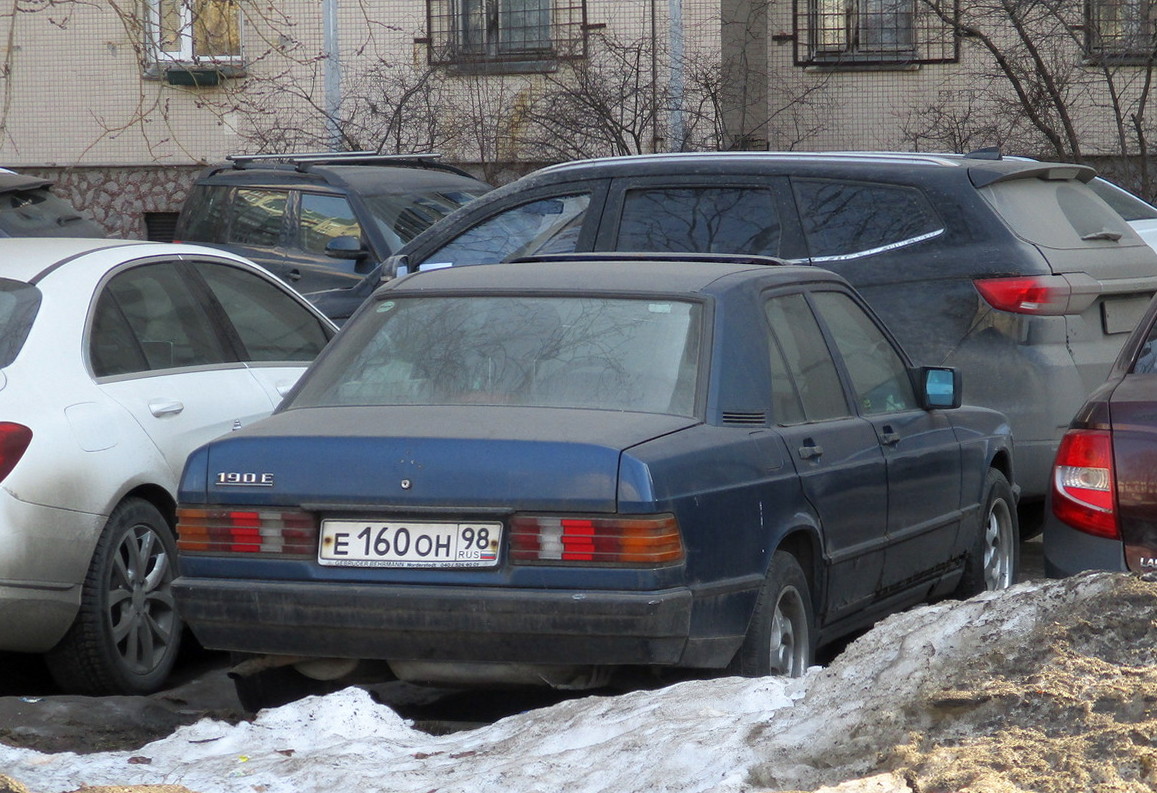 Санкт-Петербург, № Е 160 ОН 98 — Mercedes-Benz (W201) '82-93