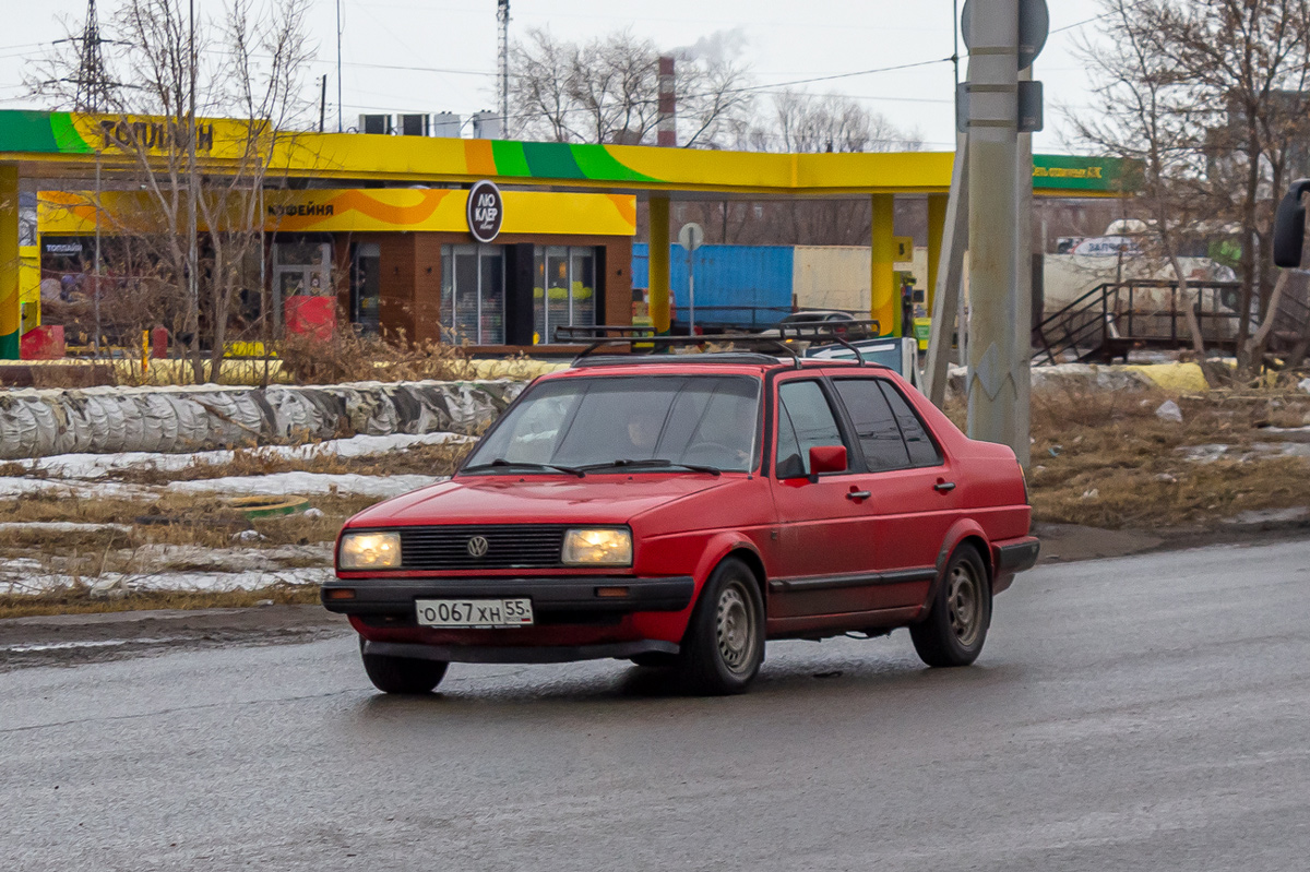 Омская область, № О 067 ХН 55 — Volkswagen Jetta Mk2 (Typ 16) '84-92