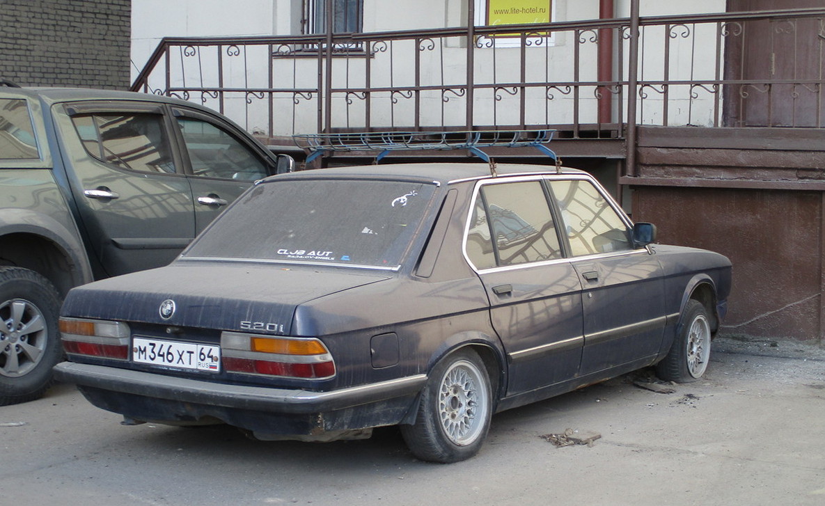 Саратовская область, № М 346 ХТ 64 — BMW 5 Series (E28) '82-88