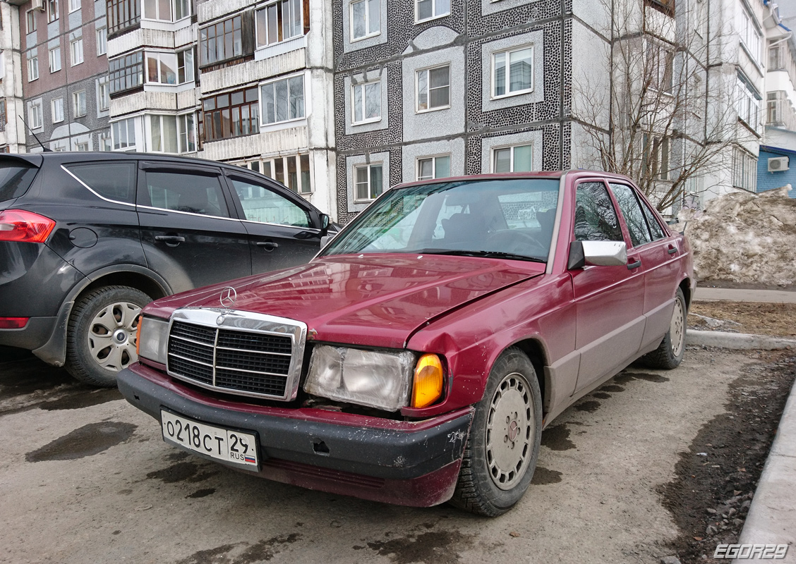 Архангельская область, № О 218 СТ 29 — Mercedes-Benz (W201) '82-93