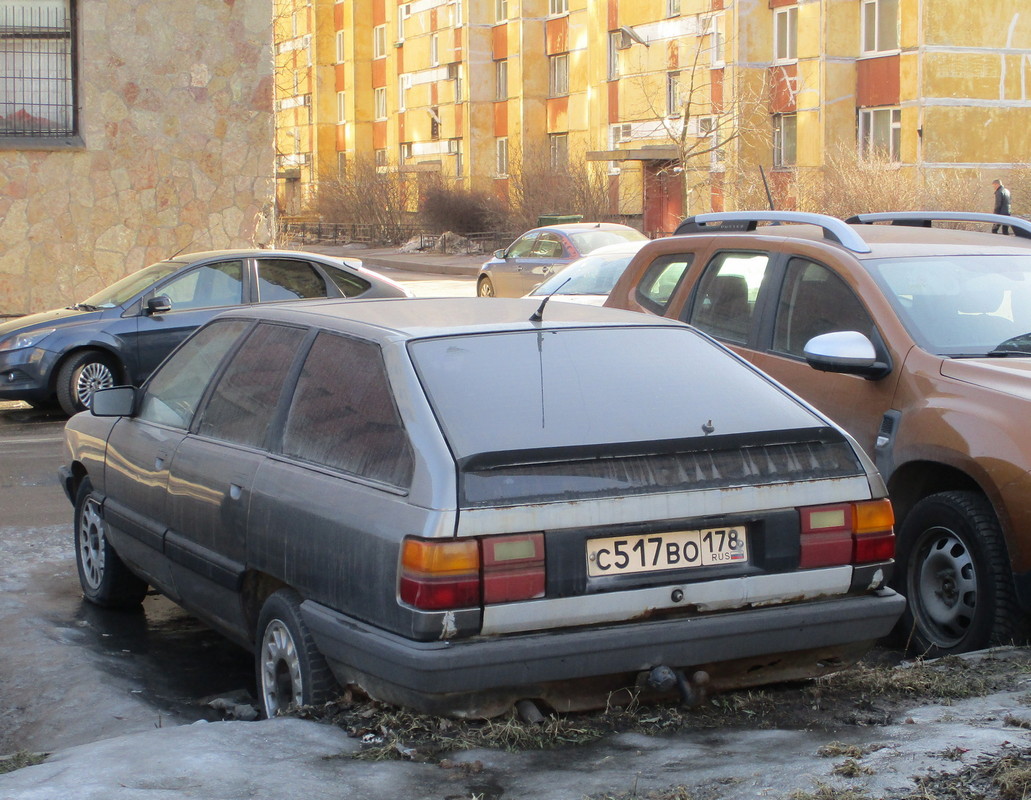 Санкт-Петербург, № С 517 ВО 178 — Audi 100 Avant (C3) '82-91