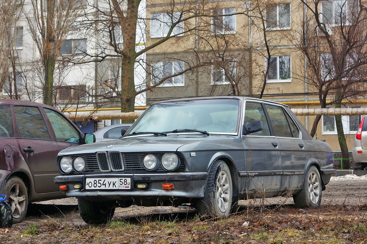 Пензенская область, № О 854 УК 58 — BMW 5 Series (E28) '82-88