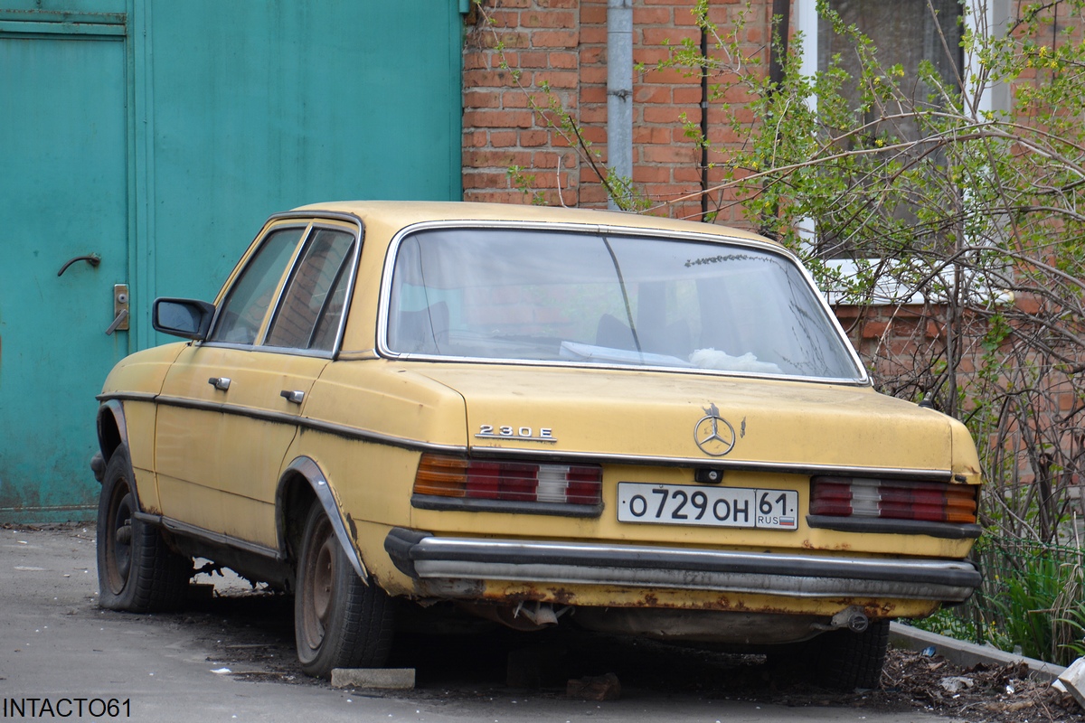 Ростовская область, № О 729 ОН 61 — Mercedes-Benz (W123) '76-86