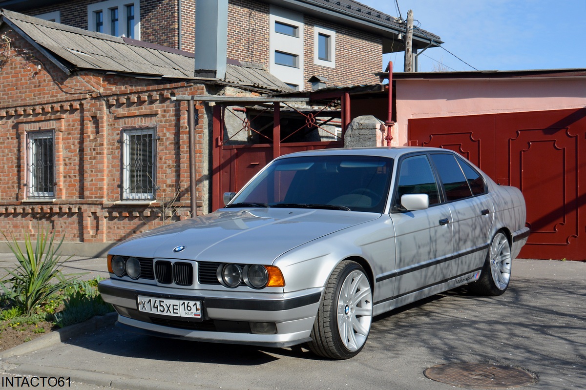 Ростовская область, № Х 145 ХЕ 161 — BMW 5 Series (E34) '87-96