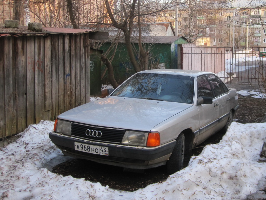 Кировская область, № А 968 НО 43 — Audi 100 (C3) '82-91