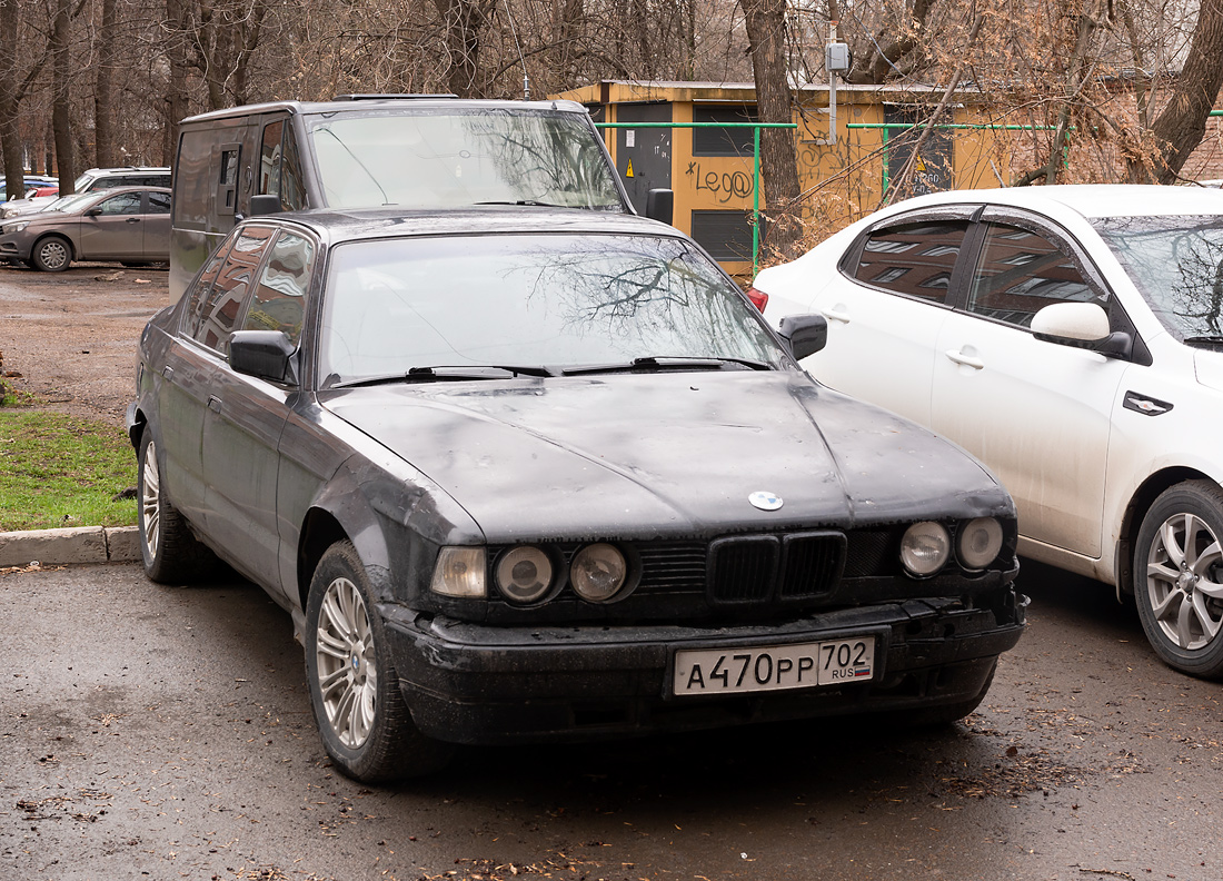Башкортостан, № А 470 РР 702 — BMW 7 Series (E32) '86-94