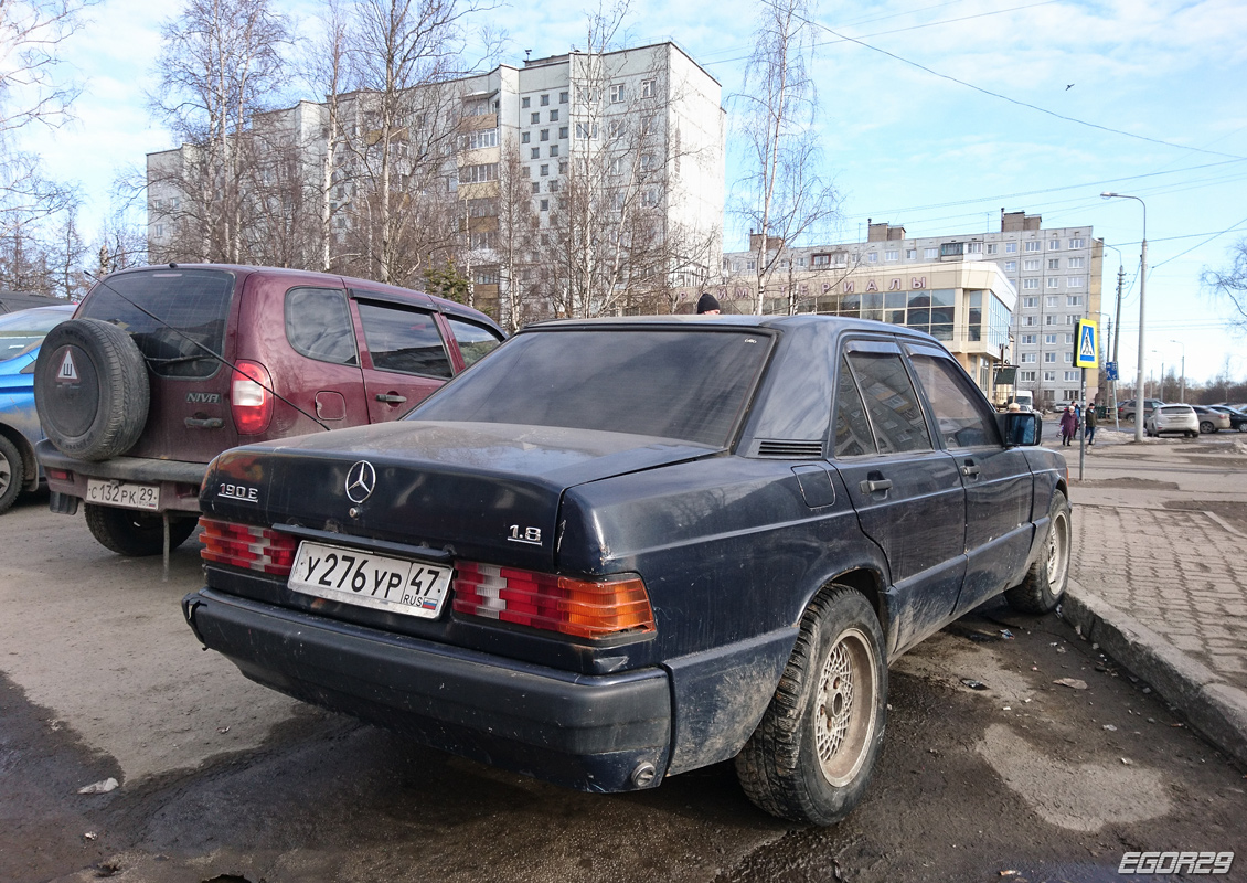 Архангельская область, № У 276 УР 47 — Mercedes-Benz (W201) '82-93