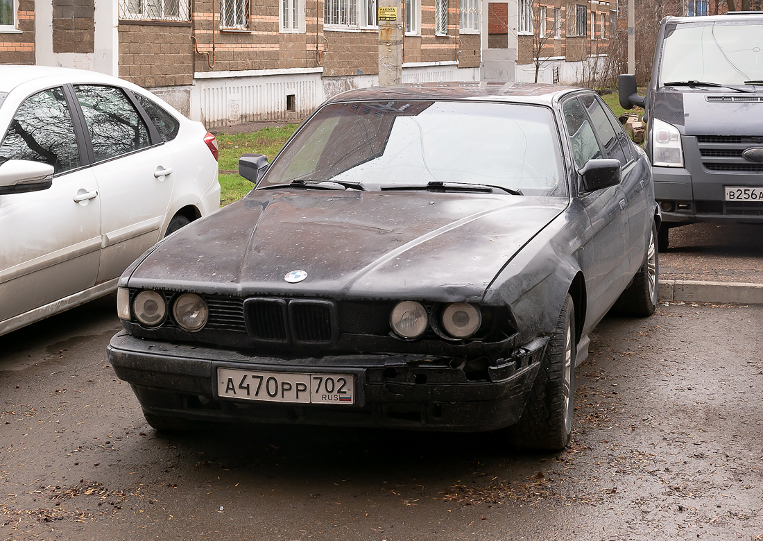 Башкортостан, № А 470 РР 702 — BMW 7 Series (E32) '86-94