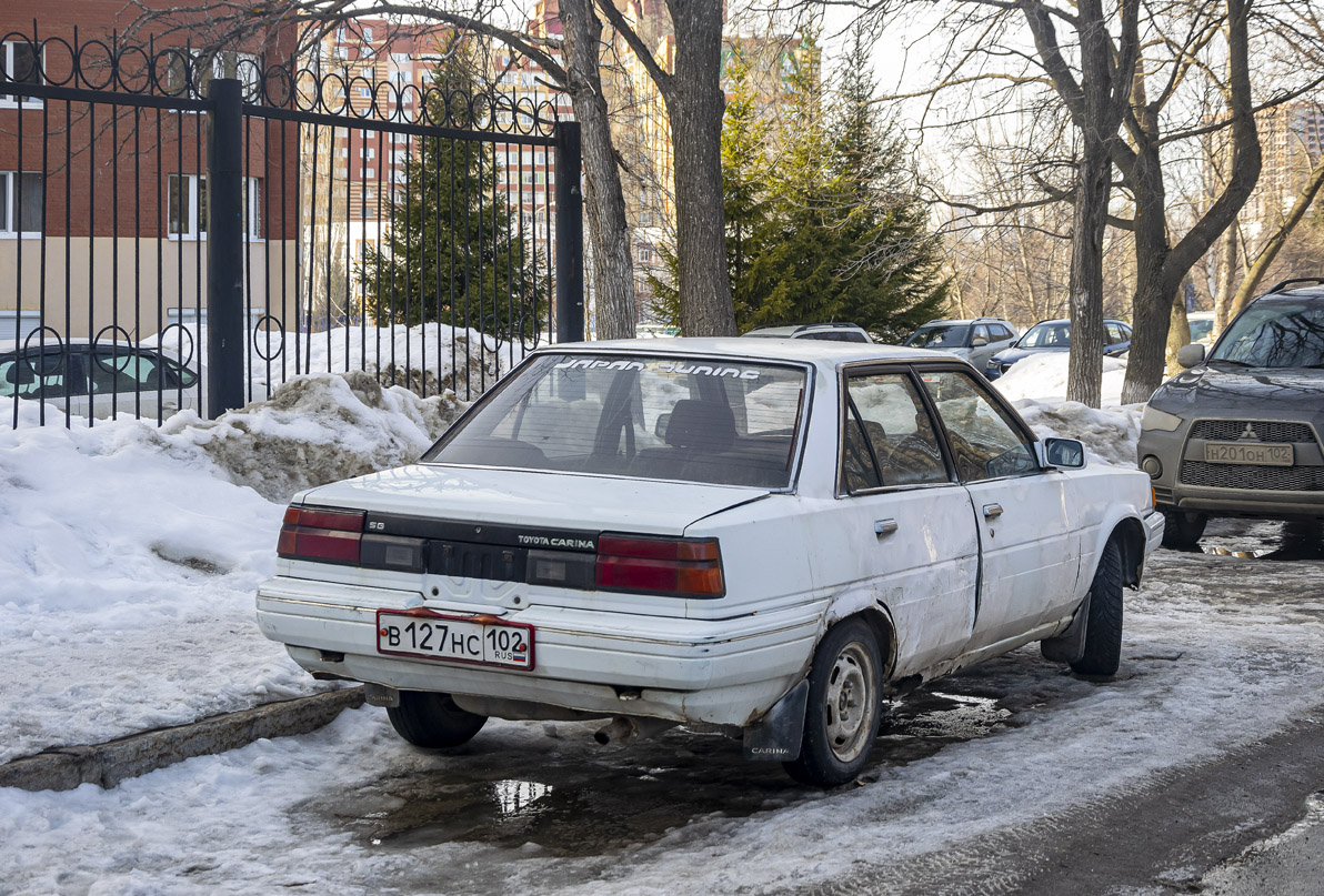 Башкортостан, № В 127 НС 102 — Toyota Carina (AT150) '84-88