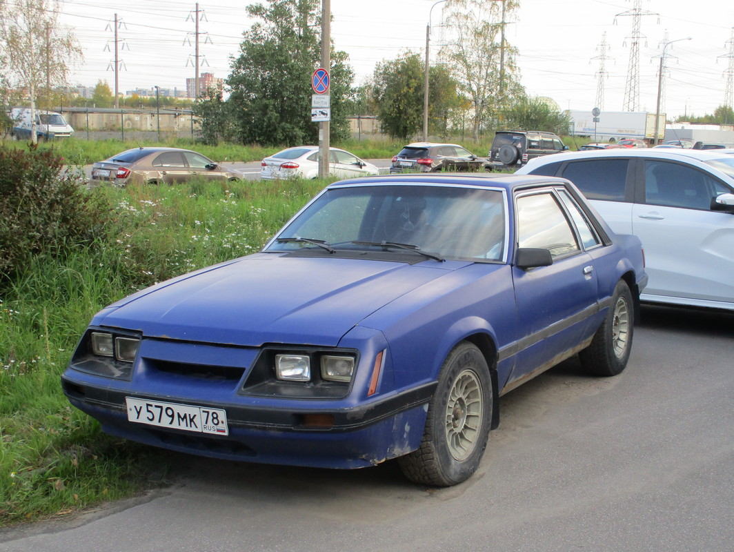 Санкт-Петербург, № У 579 МК 78 — Ford Mustang (3G) '79-93