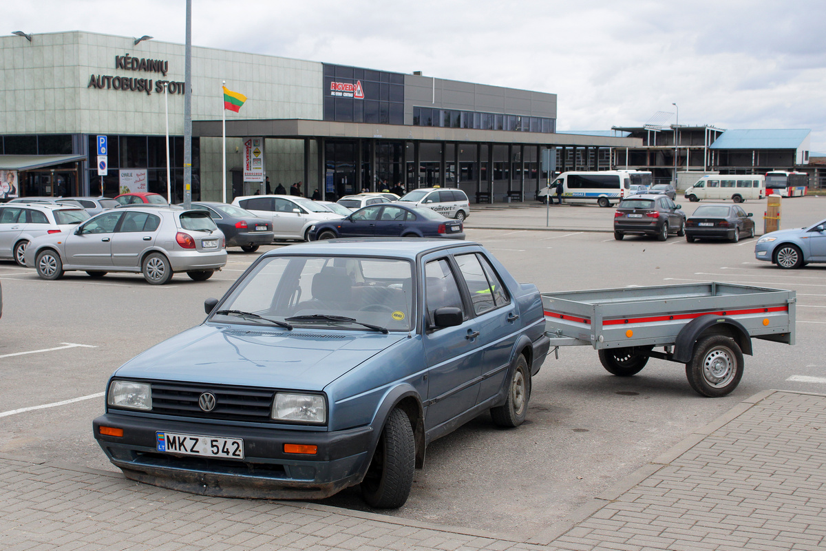 Литва, № MKZ 542 — Volkswagen Jetta Mk2 (Typ 16) '84-92